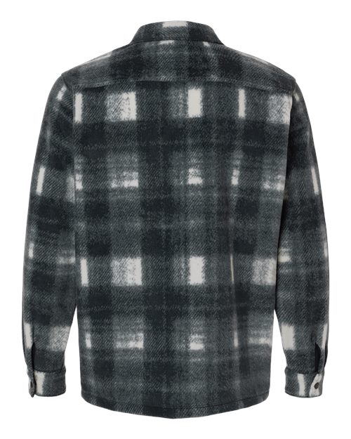 Columbia 209769, Men's Steens Mountain Printed Shirt Jacket Ii, Chalk Omblur