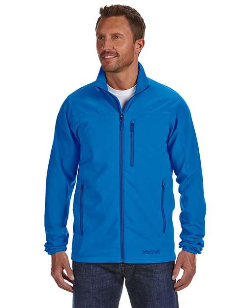Tempo Jacket - - 13605 Cobalt Blue 671D1 98260 CA New ab Full-Zips Jackets Marmot Mens & Unisex New AB Outerwear Performance Pockets Polyester S&S Deep Deals Spandex Visible Logos Water Resistant Zips