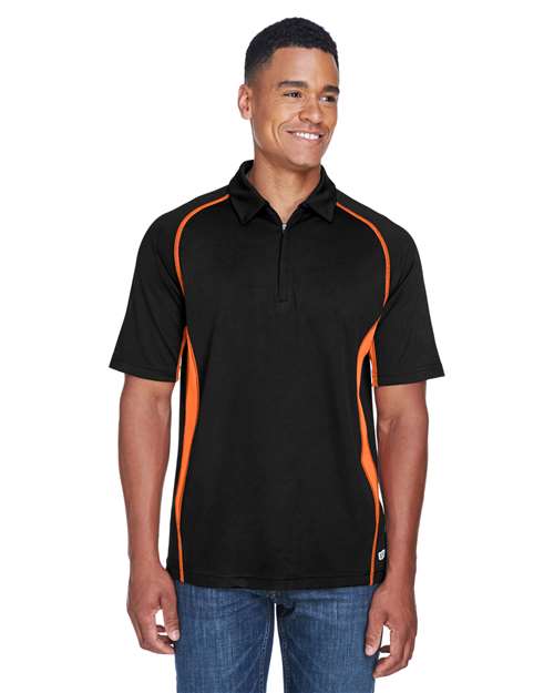 Serac UTK cool-logik™ Performance Zippered Polo - - 15875 Black Mandarin XL 466D3 88657 AB Exclusive Brands CA New ab New AB North End Sport Shirts