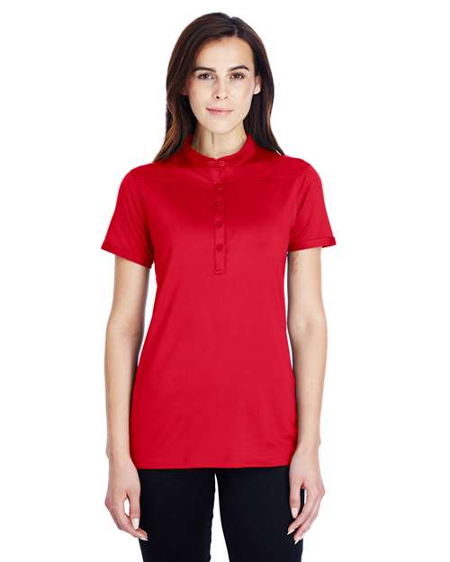 Women's Corporate Performance Polo 2.0 - - 15884 Red White 2XL 1317218 241E2 AB Retail Exclusive Brands CA New ab Moisture-Management New AB Polos Polos & Knits Short Sleeves Spandex Sport Shirts Tops Under Armour Visible Logos Womens