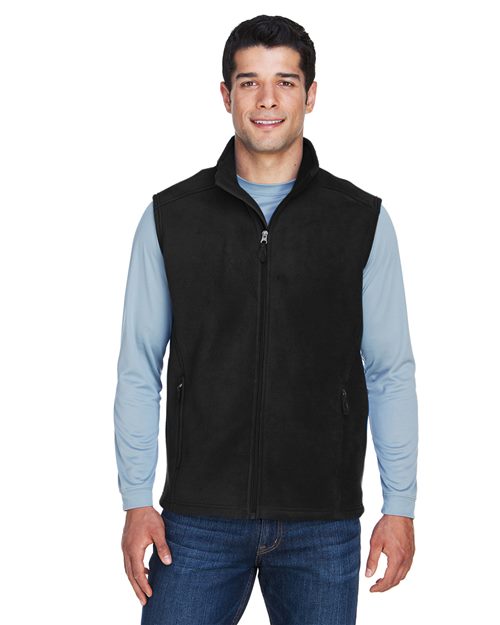 Men's Journey Fleece Vest - - 13209 235A7 7-7.9 oz 88191 AB Exclusive Brands CA New ab CORE365 Fleece Full-Zips Media Pocket Mens & Unisex New AB Outerwear Pockets Polyester - 100% S&S Exclusive Brands Sleeveless Vests Zips