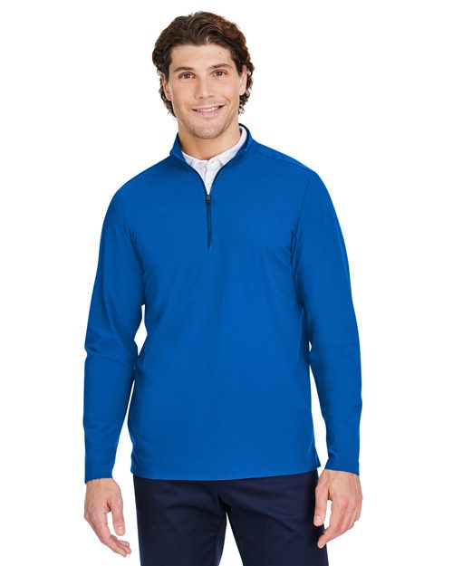 Men's CrownLux Performance® Windsor Welded Quarter-Zip Pullover - - 13276 5-5.9 oz 650B2 AB Exclusive Brands CA New ab Devon & Jones DG410 Long Sleeves Mens & Unisex Moisture-Management New AB Nylon Performance Polos & Knits Pullovers Quarter-Zips S&S Exclusive Brands Spandex Sun/UV Protection Tops Zips
