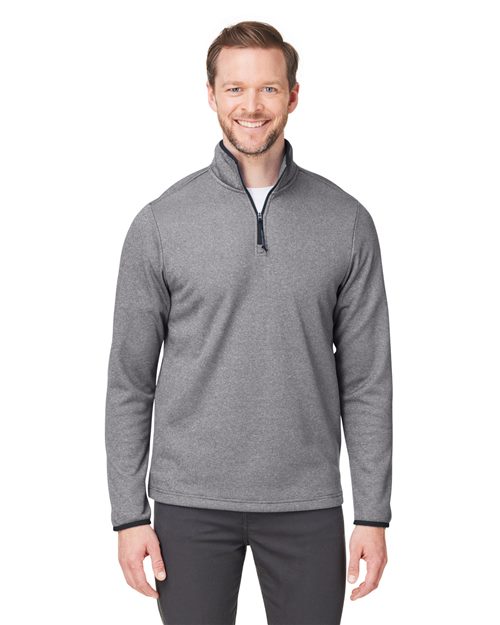 Men's Venture Heathered Stripe Quarter-Zip Pullover - - 13283 2025 Fleece Guide 2025 Fleece Guide Uniforms 2025 Fleece Guide Uniforms - Quarter-Zips 317A7 8-8.9 oz AB Exclusive Brands Activewear CA New ab CE73 CORE365 Fleece Long Sleeves Mens & Unisex Moisture-Management New AB Performance Polos & Knits Polyester - 100% Pullovers Quarter-Zips S&S Exclusive Brands Stripes Tear Away Tops Zips