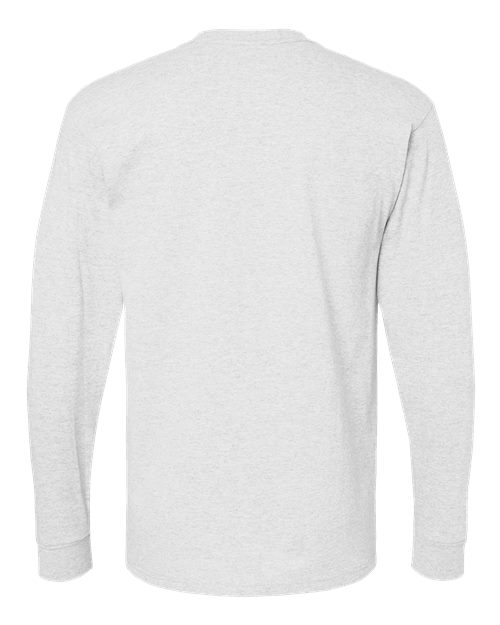 M&O 4820, Unisex Gold Soft Touch Long Sleeve T-shirt, Ash