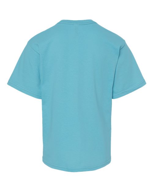 M&O 4850, Youth Gold Soft Touch T-shirt, Diving Blue