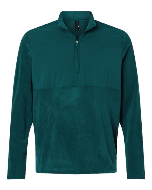 Adidas A2020, Men's Ultimate365 Cozy Quarter-zip Pullover, Aurora Ivy