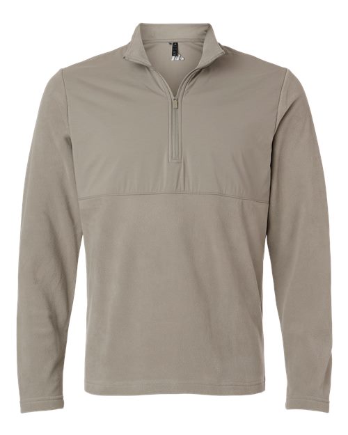 Adidas A2020, Men's Ultimate365 Cozy Quarter-zip Pullover, Putty Beige
