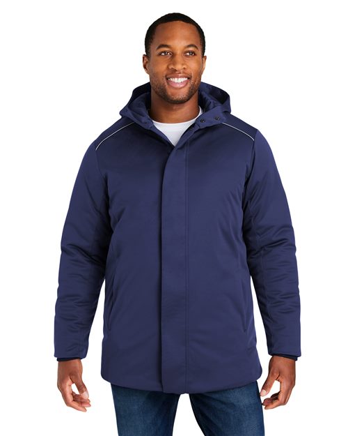 Unisex Techno Lite Flat-Fill Insulated Jacket - - 13374 310A7 8-8.9 oz AB Exclusive Brands CA New ab CE715 CORE365 Full-Zips Hooded Jackets Long Sleeves Mens & Unisex New AB Outerwear Pockets Polyester - 100% Puffers S&S Exclusive Brands Waterproof Zips