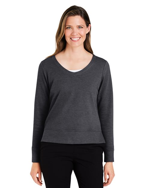 Women's New Classics® Charleston Pullover - - 13409 668B2 7-7.9 oz AB Exclusive Brands CA New ab Cotton Crewneck Devon & Jones DG482W Knit Long Sleeves New AB Outerwear Polos & Knits Polyester Pullovers S&S Exclusive Brands Tops Womens