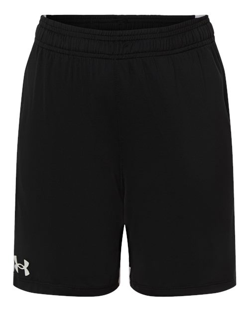 Under Armour 6000589, Youth Tech Vent Athletic Shorts, Black/ White