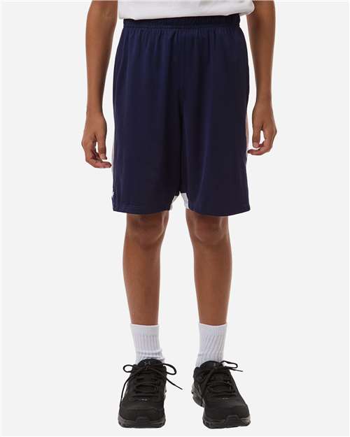 Under Armour 6000589, Youth Tech Vent Athletic Shorts, Midnight Navy/ White