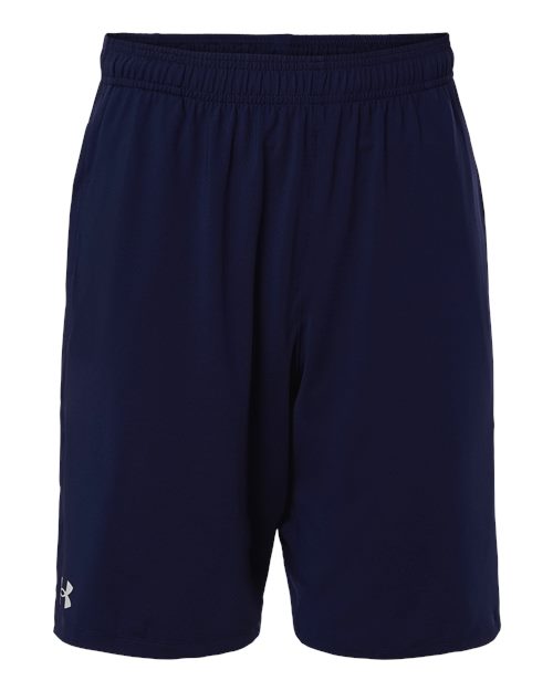 Under Armour 6005528, Men's Tech Vent 9" Shorts, Midnight Navy/ White