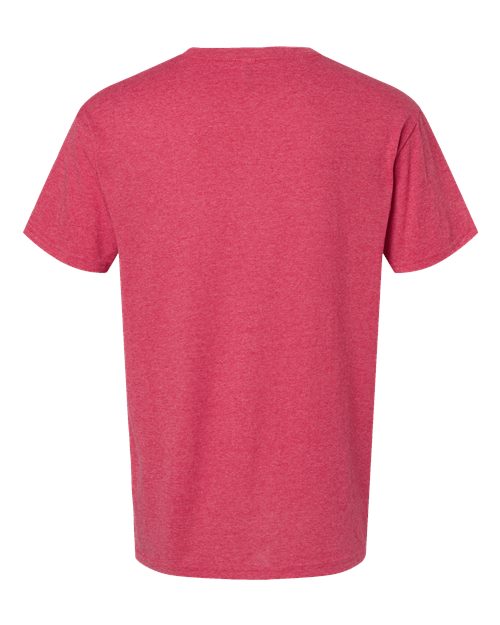 M&O 4800, Men's Gold Soft Touch T-shirt, Heather Pink