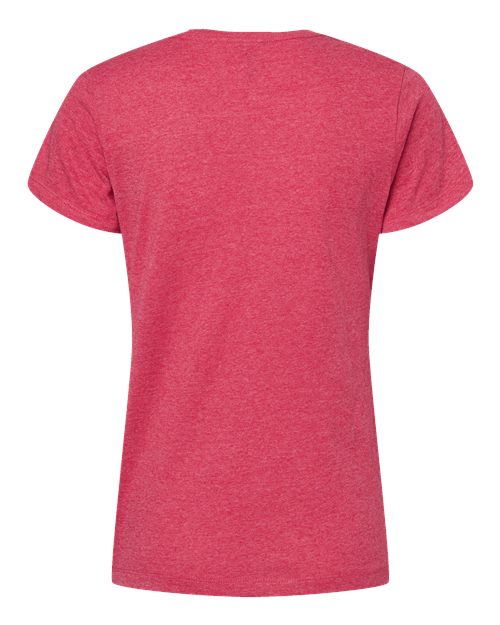 M&O 4810, Women's Gold Soft Touch T-shirt, Heather Pink