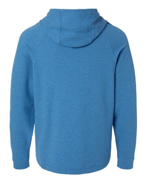 North End NE729, Men's Spirit Textured Hooded Pullover, Light Nautical Blue Heather