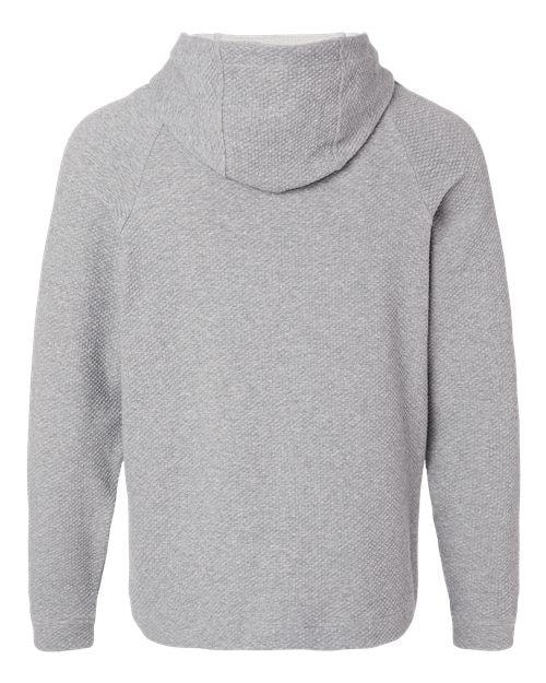North End NE729, Men's Spirit Textured Hooded Pullover, Platinum Heather