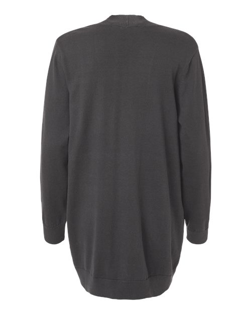 Devon & Jones DG447W, Women's New Classics Open Cardigan Sweater, Graphite