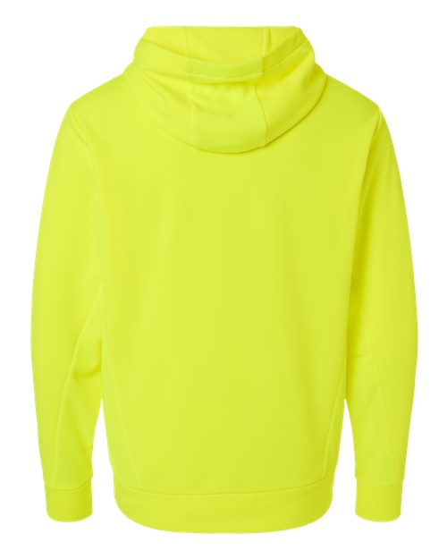 Team 365 TT400, Unisex Squad Hooded Tech Fleece Pullover, Safety Yellow
