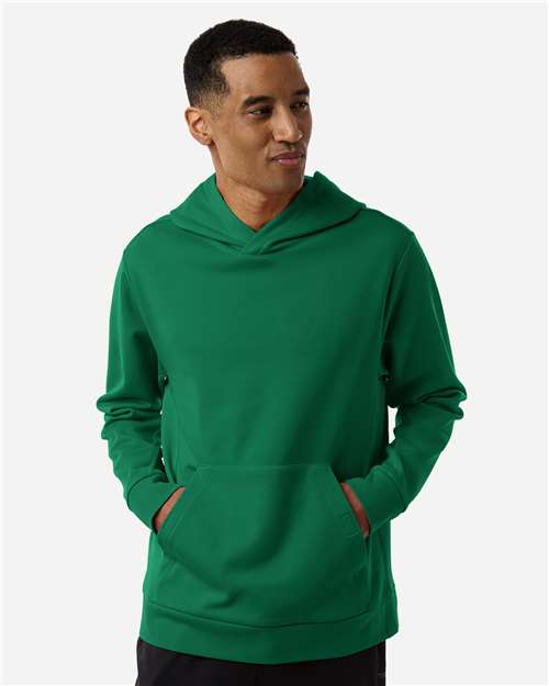 Team 365 TT400, Unisex Squad Hooded Tech Fleece Pullover, Sport Forest