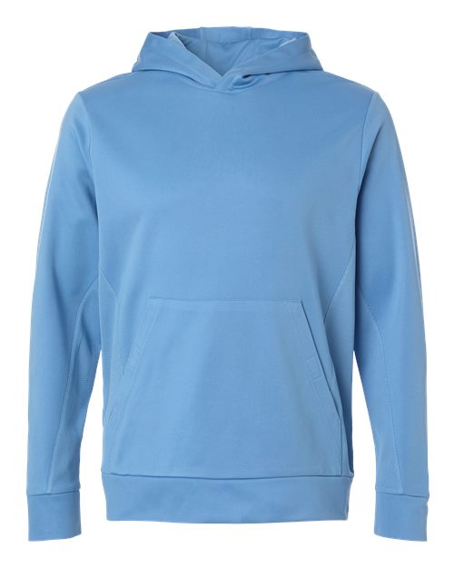 Team 365 TT400, Unisex Squad Hooded Tech Fleece Pullover, Sport Light Blue