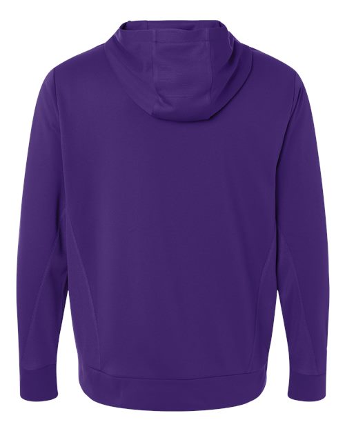 Team 365 TT400, Unisex Squad Hooded Tech Fleece Pullover, Sport Purple