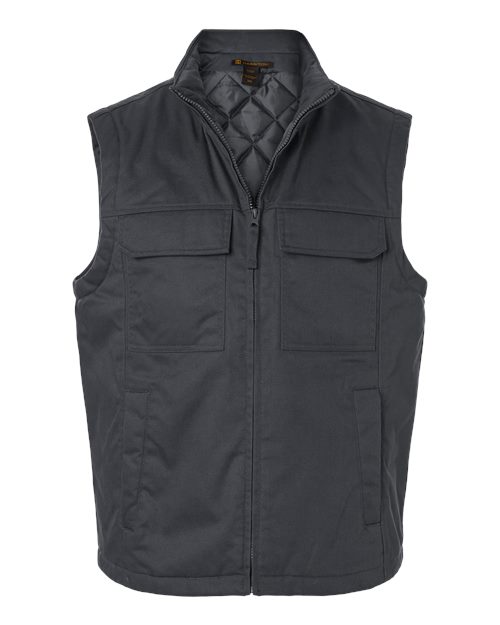 Harriton M723, Unisex Climabloc Station Vest, Dark Charcoal