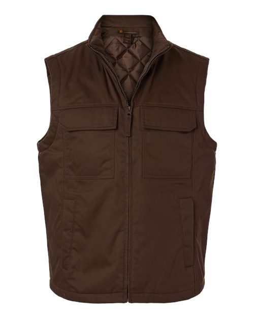 Harriton M723, Unisex Climabloc Station Vest, Dark Mocha