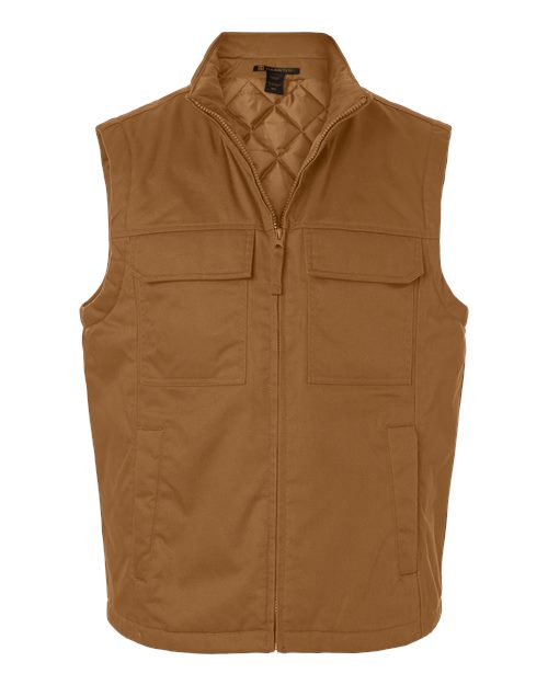 Harriton M723, Unisex Climabloc Station Vest, Duck Brown