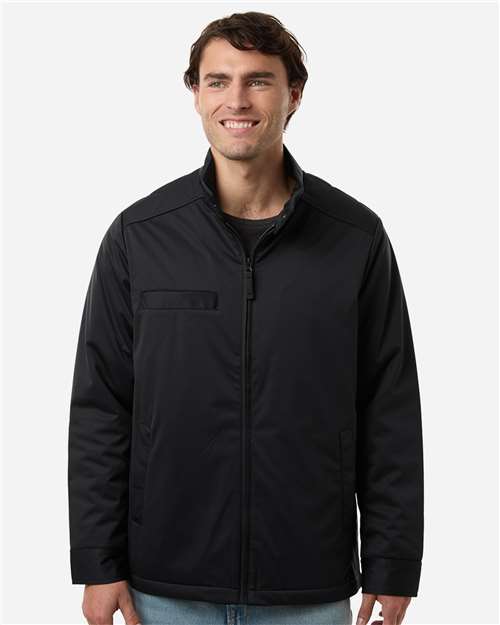 Harriton M781, Men's Guardian Insulated Utility Jacket, Black