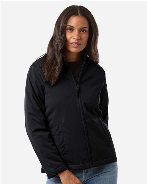 Harriton M781W, Women's Guardian Insulated Utility Jacket, Black