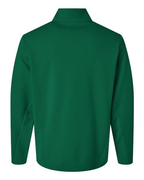 Team 365 TT401, Unisex Squad Cadet Quarter-zip Tech Fleece Pullover, Sport Forest