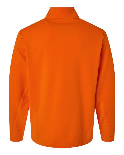 Team 365 TT401, Unisex Squad Cadet Quarter-zip Tech Fleece Pullover, Sport Orange