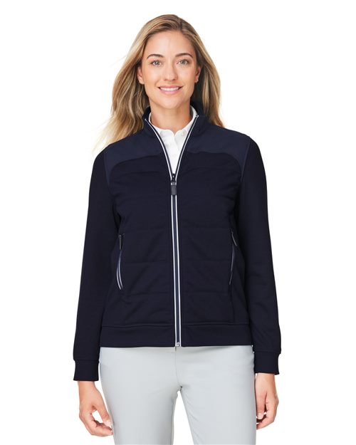 Women's New Classics® Club Jacket - - 13524 10-10.9 oz 703B2 AB Exclusive Brands CA New ab Devon & Jones DG71W Full-Zips Jackets Long Sleeves New AB Nylon Outerwear Pockets Polyester S&S Exclusive Brands Spandex Water Resistant Womens Zips