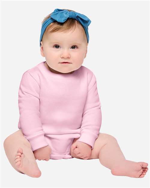Rabbit Skins 3421, Infant Fleece Bodysuit, Pink