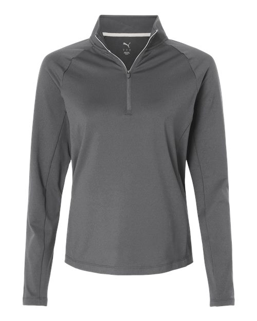 Puma Golf 629449, Women's Pure 2.0 Quarter-zip Pullover, Slate Sky