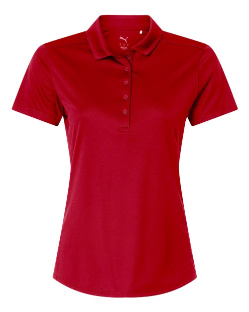 Puma Golf 629944, Womens Pure 2.0 Polo, Strong Red