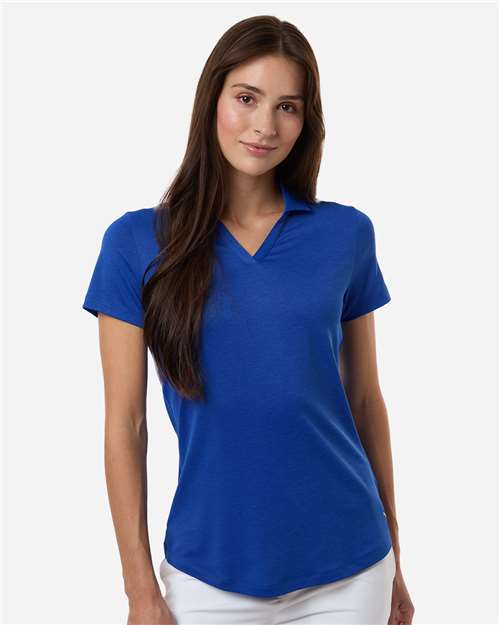 Puma Golf 631051, Womens Icon Heather Polo, Festive Blue Heather