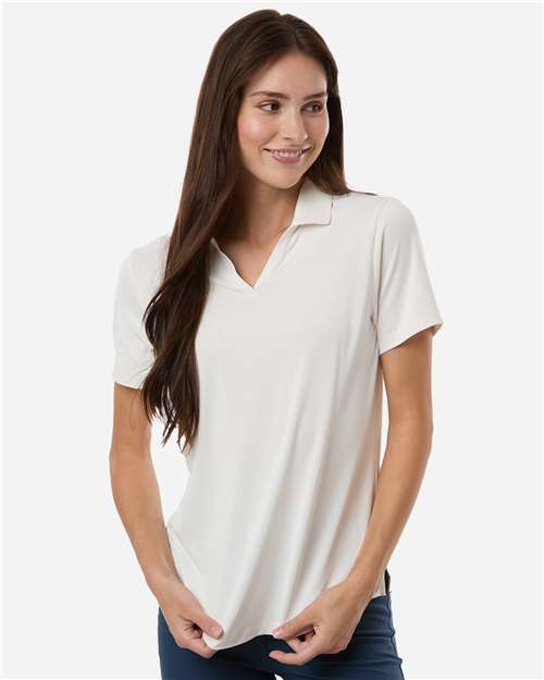 Puma Golf 631051, Womens Icon Heather Polo, Warm White Heather