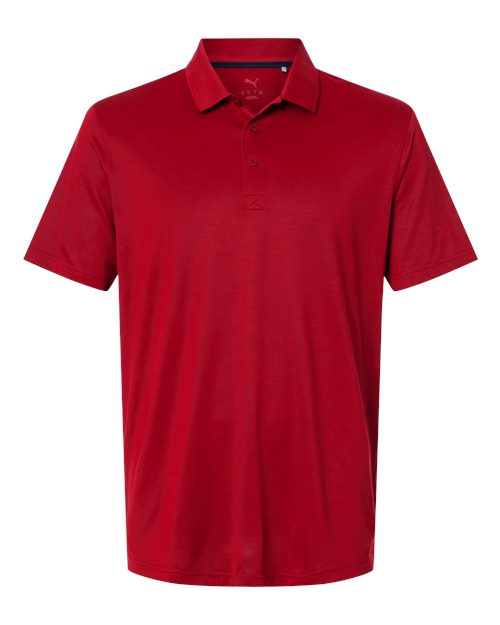 Puma Golf 631055, Men's Icon Polo 2.0, Strong Red