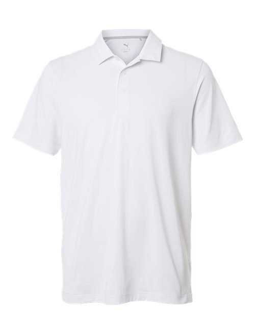 Puma Golf 631055, Men's Icon Polo 2.0, White Glow