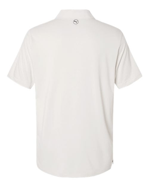 Puma Golf 631057, Men's Icon Heather Polo 2.0, Warm White Heather