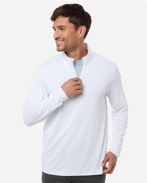 Puma Golf 631059, Men's Icon 2.0 Quarter-zip, White Glow