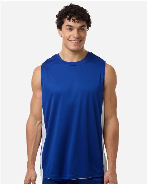 Team 365 TT115, Unisex Zone Performance Reversible Jersey, Sport Royal/ White