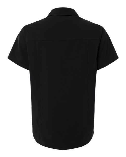 CORE365 CE520W, Women's Ultrauvp Shoreline Short Sleeve Staff Shirt, Black