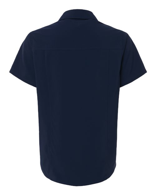 CORE365 CE520W, Women's Ultrauvp Shoreline Short Sleeve Staff Shirt, Classic Navy