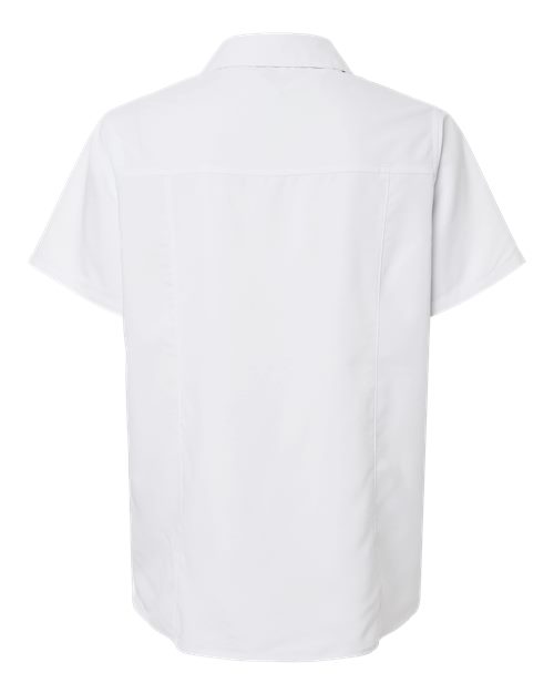 CORE365 CE520W, Women's Ultrauvp Shoreline Short Sleeve Staff Shirt, White