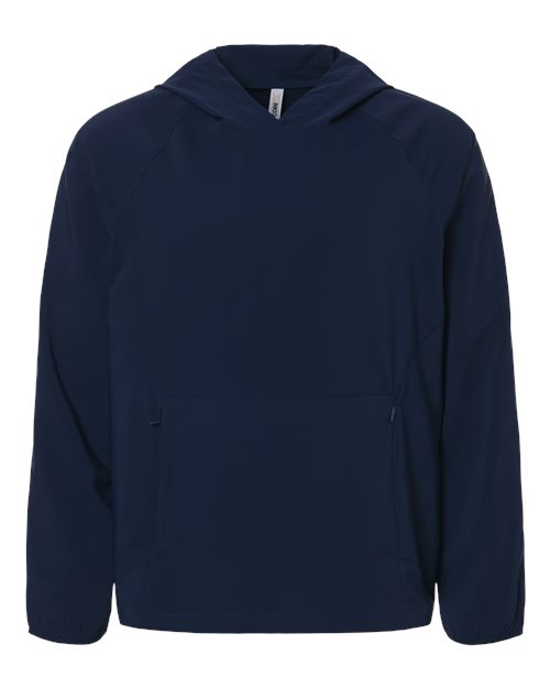CORE365 CE520L, Men's Ultrauvp Shoreline Long Sleeve Hooded Pullover, Classic Navy