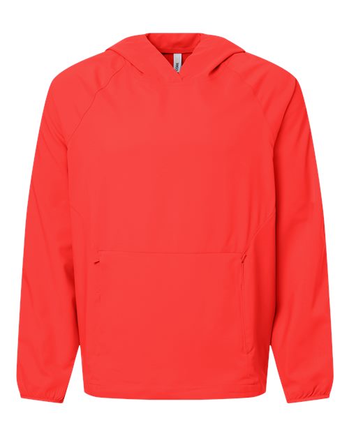 CORE365 CE520L, Men's Ultrauvp Shoreline Long Sleeve Hooded Pullover, Marina Red