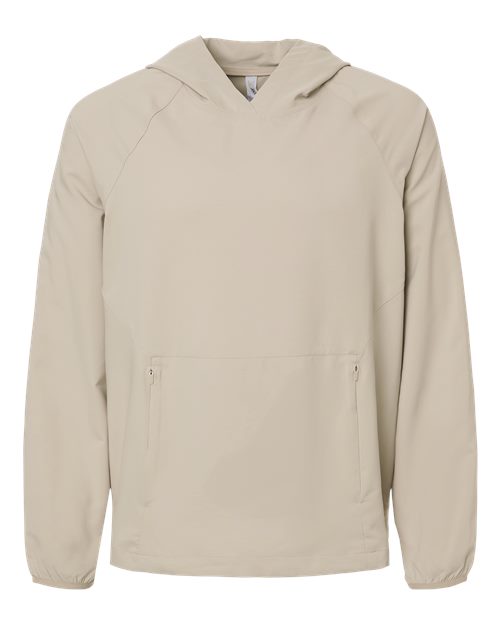 CORE365 CE520L, Men's Ultrauvp Shoreline Long Sleeve Hooded Pullover, Stone