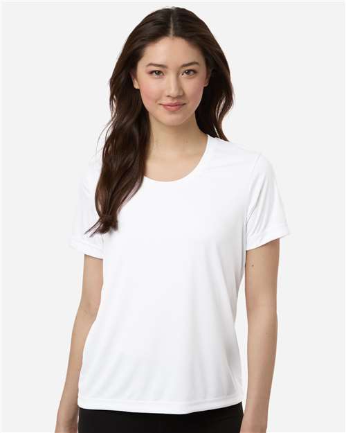 CORE365 CE10W, Women's Capital Performance T-shirt, White
